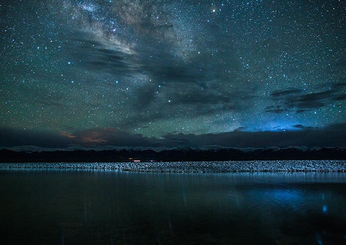 纳木措夜景